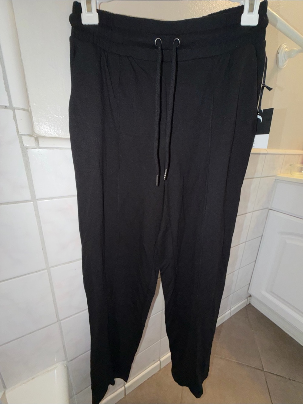 Vera Wang Simply Vera Women’s Black Drawstring Pants - Casual Comfort - Size XS